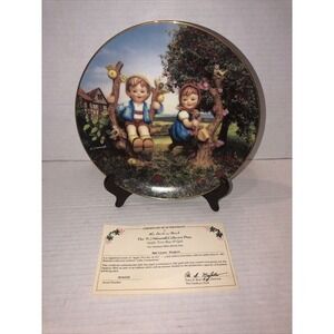 MJ Hummel Apple Tree Boy & Girl The MI Hummel Plate Collection Little Companions